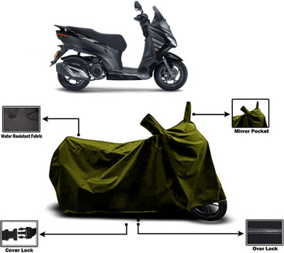 Amexride Two Wheeler Cover for Aprilia(SXR 160 BS6, Green)