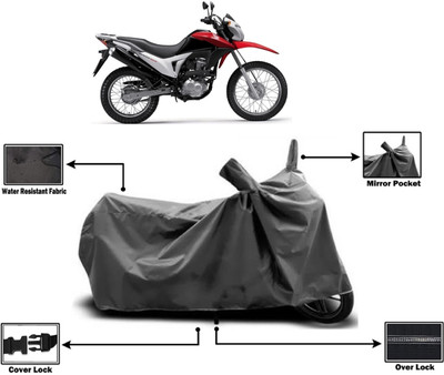 Amexride Two Wheeler Cover for Honda(NXR 160, Grey)