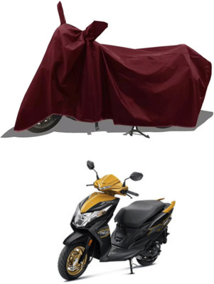RAQTRO Two Wheeler Cover for Honda(Dio, Maroon)