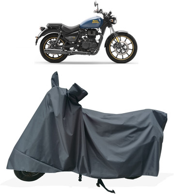 Tricway Two Wheeler Cover for Royal Enfield(Meteor BS6, Grey)