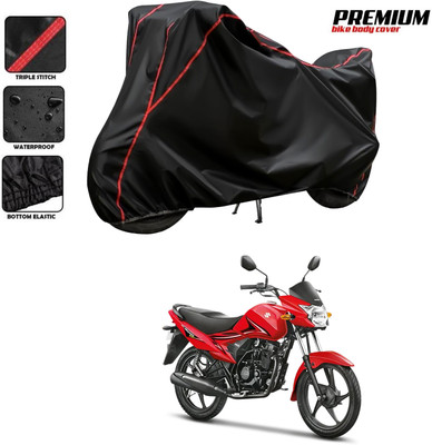 DeepShakshi AUTOMOTIVE Two Wheeler Cover for Suzuki(Hayate, Black, Red)