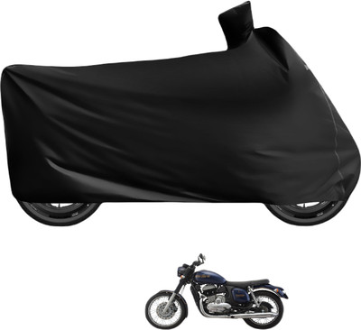 MOCKHE Waterproof Two Wheeler Cover for JAWA(Jawa, Black)