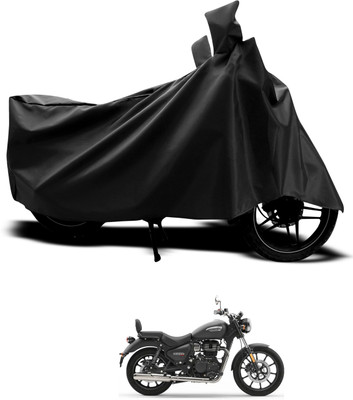 CODOKI Waterproof Two Wheeler Cover for Royal Enfield(Meteor 350, Black)