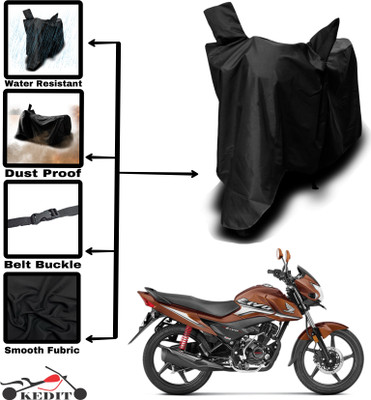 KEDIT Two Wheeler Cover for Universal For Bike(Livo BS6, Black)