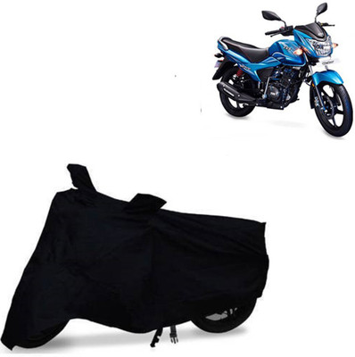 MMSSTAR Waterproof Two Wheeler Cover for TVS(Victor New, Black)