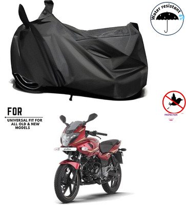 smwzxyu Waterproof Two Wheeler Cover for Bajaj(Pulsar 220F, Black)