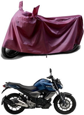 THE REAL ARV Waterproof Two Wheeler Cover for Yamaha(FZ S V3.0 FI, Maroon)