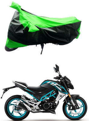 Mdstar Waterproof Two Wheeler Cover for CFMoto(150NK, Green, Black)