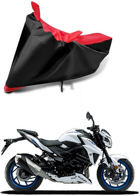 DeepShakshi AUTOMOTIVE Waterproof Two Wheeler Cover for Suzuki(GSX-S750, Red, Black)