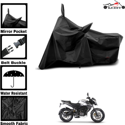 AASHTIK MART Two Wheeler Cover for Bajaj(Pulsar 200 NS DTS-i, Black)