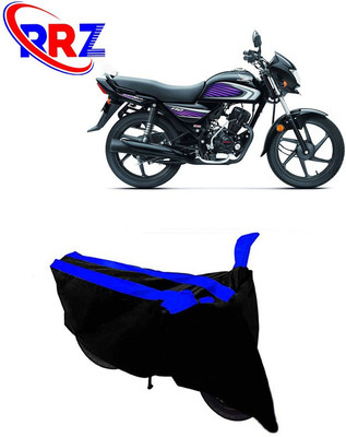 RRZ Waterproof Two Wheeler Cover for Honda(Dream Neo, Black, Blue)