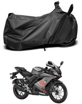 DeepShakshi AUTOMOTIVE Two Wheeler Cover for Yamaha(YZF R15 V3 Moto GP Edition, Black)