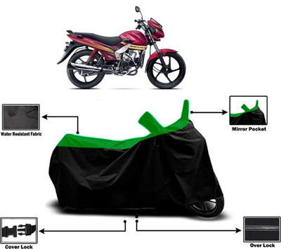 Amexride Two Wheeler Cover for Mahindra(Centuro Rockstar, Green)