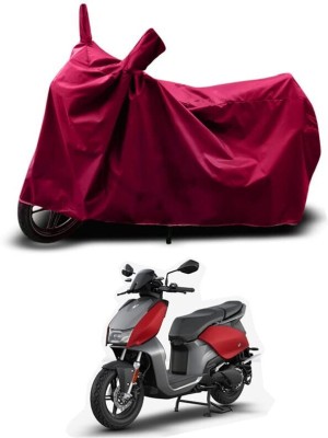 DeepShakshi AUTOMOTIVE Two Wheeler Cover for Hero(Electric, Maroon)