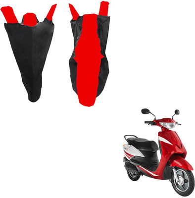RiderShine Waterproof Two Wheeler Cover for Indus(Yo Xplor, Black, Red)