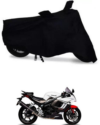 THE REAL ARV Waterproof Two Wheeler Cover for Hyosung(GT650R, Black)
