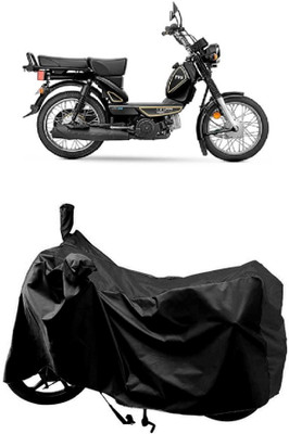 MMSSTAR Waterproof Two Wheeler Cover for TVS(XL 100 Heavy Duty BS6, Black)