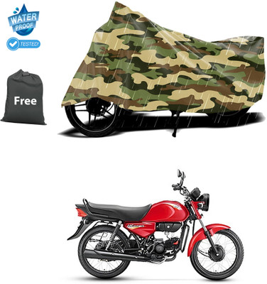 CODOKI Waterproof Two Wheeler Cover for Hero(HF Dawn BS6, Yellow)