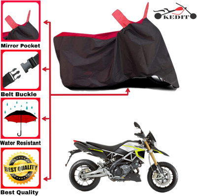 KEDIT Two Wheeler Cover for Aprilia(Dorsoduro 900, Red, Black)