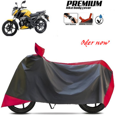 smwzxyu Waterproof Two Wheeler Cover for TVS, Hero, Honda, Bajaj(Red, Black)