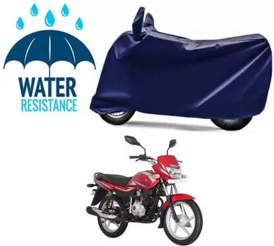 SK AUTO Waterproof Two Wheeler Cover for Bajaj(Platina, Blue)