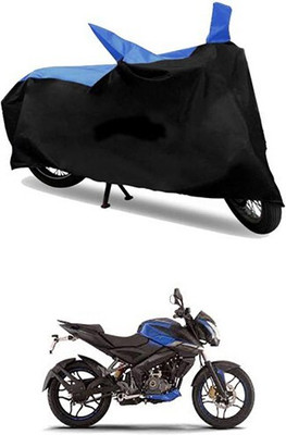 Mdstar Waterproof Two Wheeler Cover for Bajaj(Blue, Black)