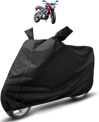 MOCKHE Waterproof Two Wheeler Cover for Bajaj(Pulsar 200, Black)