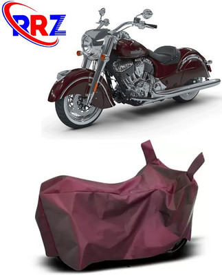 RRZ Waterproof Two Wheeler Cover for Indian(Chief Classic, Maroon)