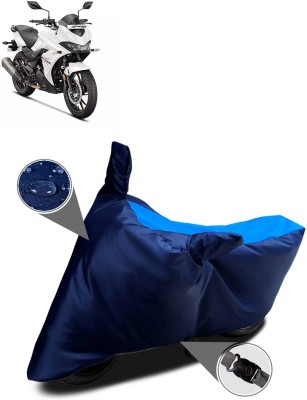 AutoGalaxy Waterproof Two Wheeler Cover for Hero(Xtreme 200S, Blue)