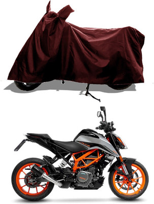 GROFATIK Two Wheeler Cover for KTM(390 Duke BS6, Maroon)