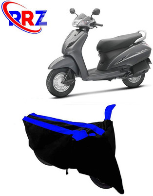 RRZ Waterproof Two Wheeler Cover for Honda(Activa 3G, Black, Blue)