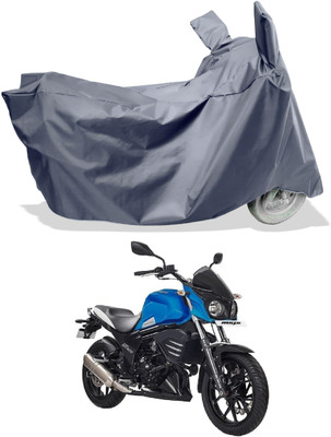 Amexride Two Wheeler Cover for Mahindra(Mojo UT 300, Grey)