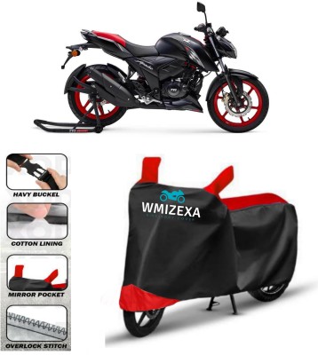 WMIZEXA Two Wheeler Cover for TVS(Red, Black)