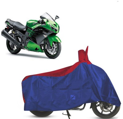 EGAL Waterproof Two Wheeler Cover for Kawasaki(Ninja ZX 14R BS6, Red)