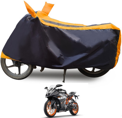 Euro Care Waterproof Two Wheeler Cover for KTM(RC 390, Orange)