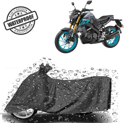 ROYAL AUTO MART Waterproof Two Wheeler Cover for Yamaha(MT 15, Grey)