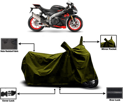 Amexride Two Wheeler Cover for Aprilia(RSV4, Green)