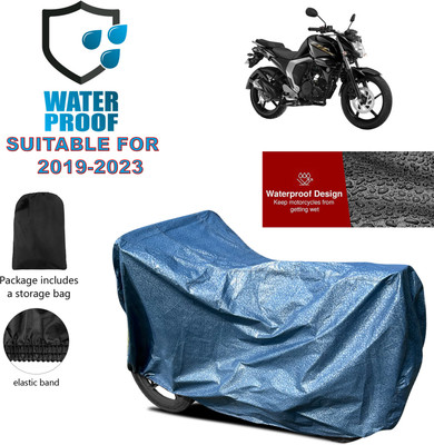 PAGORA Waterproof Two Wheeler Cover for Yamaha(FZ FI, Blue)