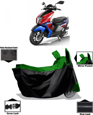 Amexride Two Wheeler Cover for TVS(Ntorq 125, Green)