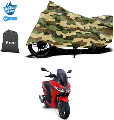 CODOKI Waterproof Two Wheeler Cover for Aprilia(Yellow)