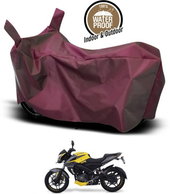 AASHTIK MART Two Wheeler Cover for Bajaj(Pulsar 200 NS DTS-i, Maroon)