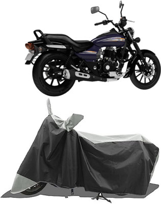GROFATIK Two Wheeler Cover for Bajaj(Avenger, Grey)