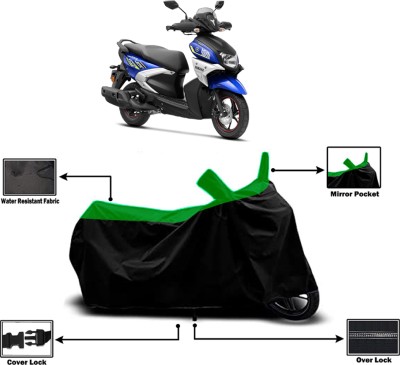 Amexride Two Wheeler Cover for Yamaha(RayZR 125 BS6, Green)