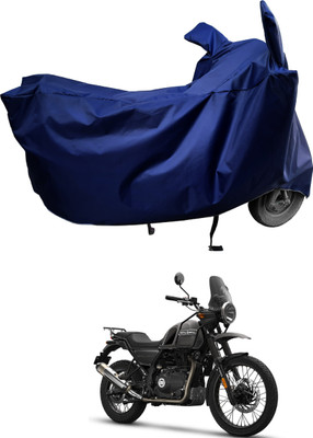 Amexride Two Wheeler Cover for Royal Enfield(500, Blue)
