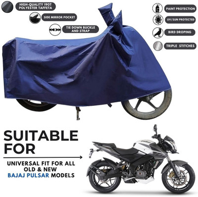 MADAFIYA Two Wheeler Cover for Bajaj(Pulsar 200 NS DTS-i, Blue)