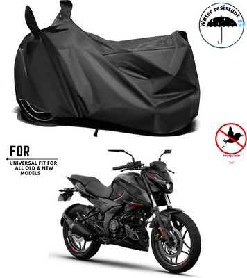 smwzxyu Waterproof Two Wheeler Cover for Bajaj(Pulsar NS 160, Black)