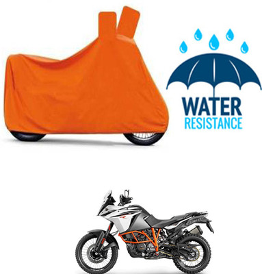 DeepShakshi AUTOMOTIVE Waterproof Two Wheeler Cover for KTM(1050 Adventure, Orange)