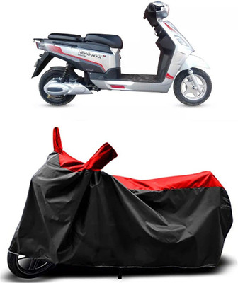 MMSSTAR Waterproof Two Wheeler Cover for Hero(Electric NYX, Red)