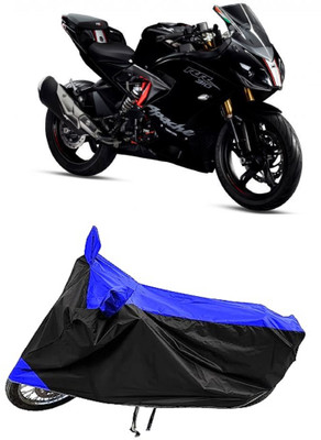 GROFATIK Two Wheeler Cover for TVS(Apache RTR 310, Blue)