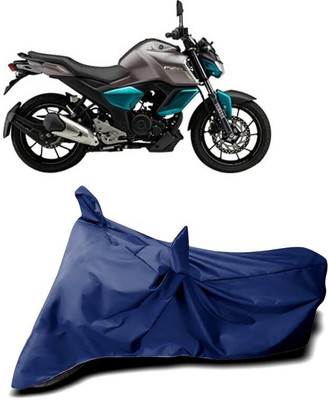 AASHTIK MART Two Wheeler Cover for Yamaha(FZ S V3, Blue)